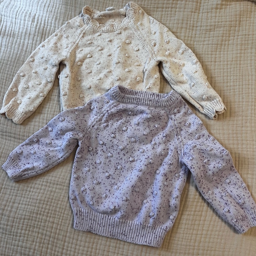 Bundle of 2 adorable Jamie Kay Sweaters